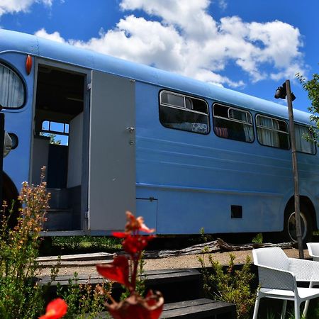 Evi The School Bus At Oromahoe Downs Farm Puketona Exterior foto